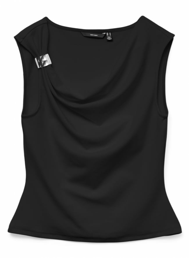 Μπλούζα αμάνικη Vero Moda 10327500 - Μαύρο