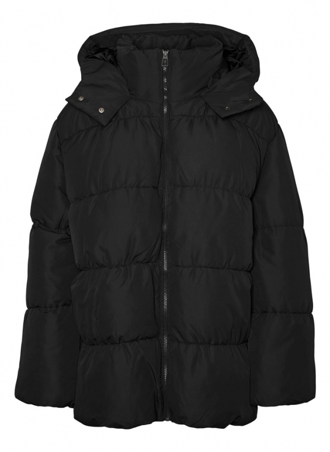 Μπουφάν puffer με κουκούλα Vero Moda 10299279 - Μαύρο