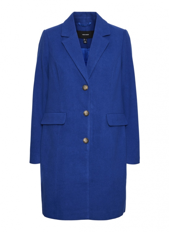 Παλτό με τσέπες VERO MODA 10288831 - Μπλε