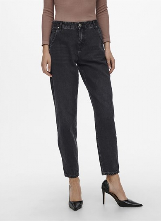 Παντελόνι τζιν carrot fit Only 15236962 - Ανθρακί