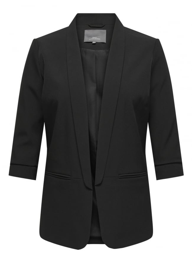Σακάκι με λεπτό πέτο  Carmakoma Plus size 15300514 - Μαύρο