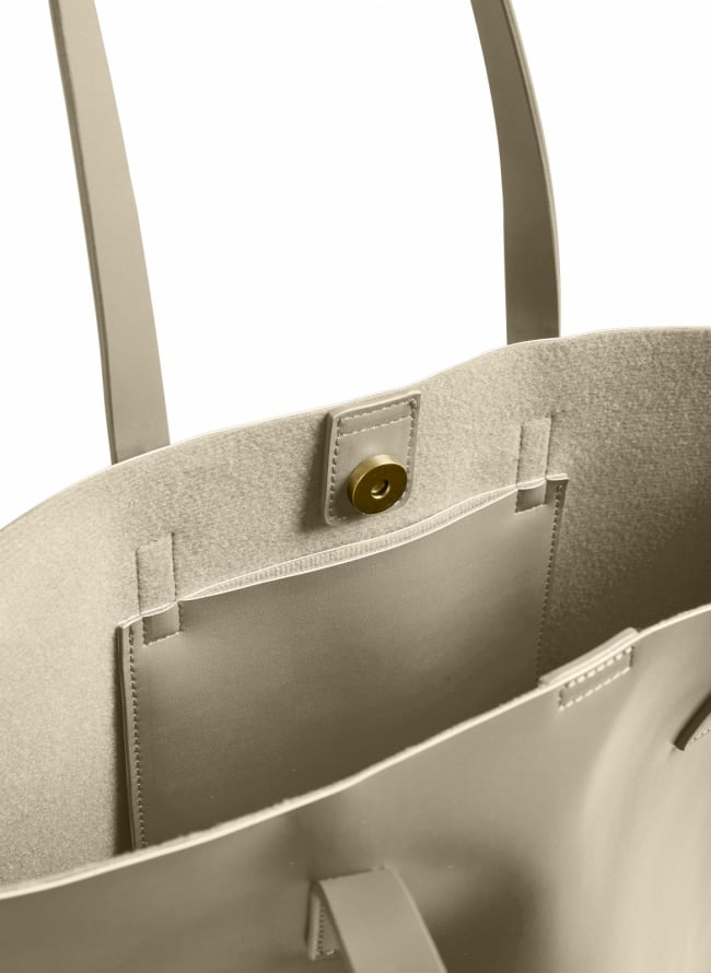 Shopper τσάντα PIECES 17159557 - Μπεζ