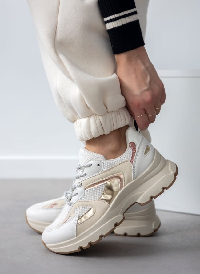Sneakers chunky  - Μπεζ