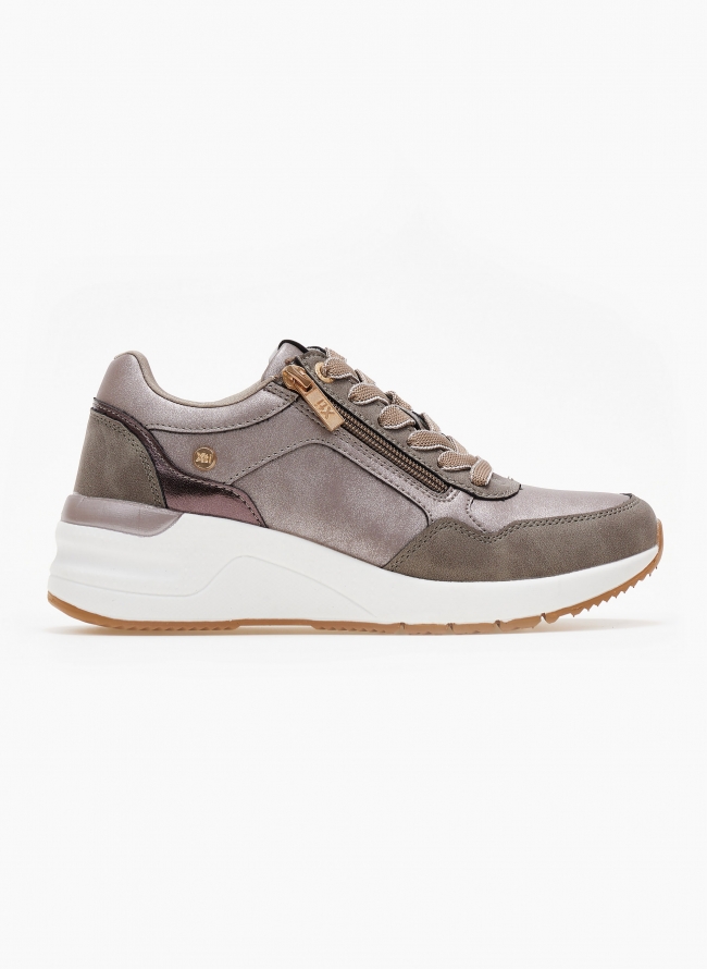 Sneakers wedges Xti 141923 - Μπρονζέ