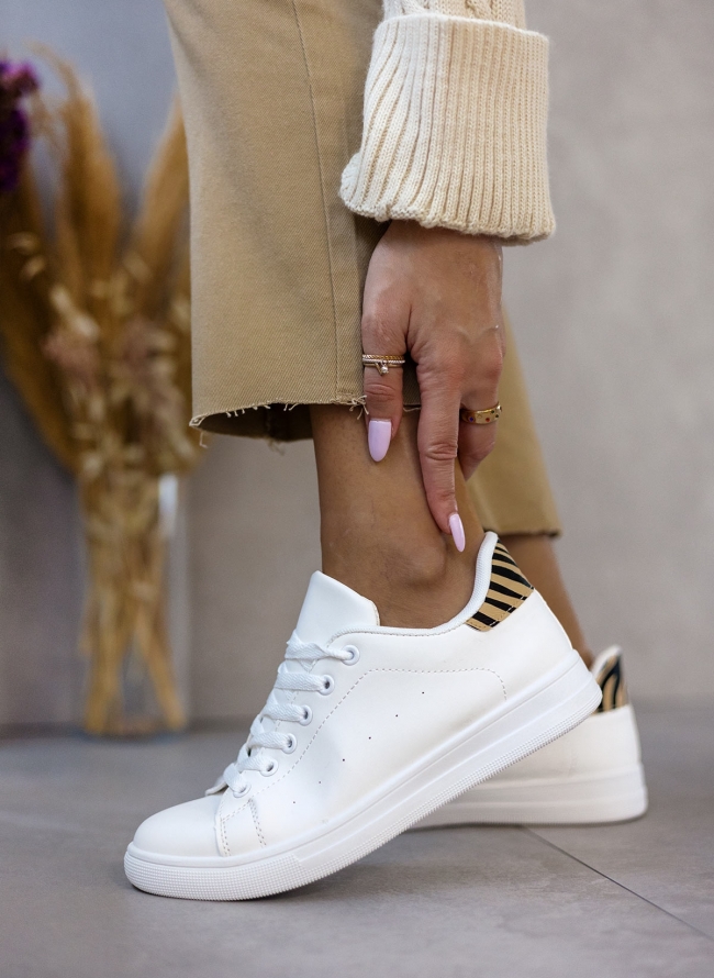 Sneakers με print λεπτομέρεια - Zebra