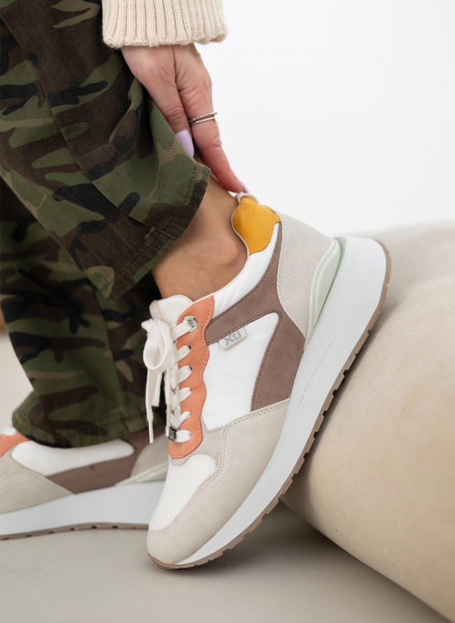 Sneakers με συνδυασμό χρωμάτων Xti 140727 - Πάγου