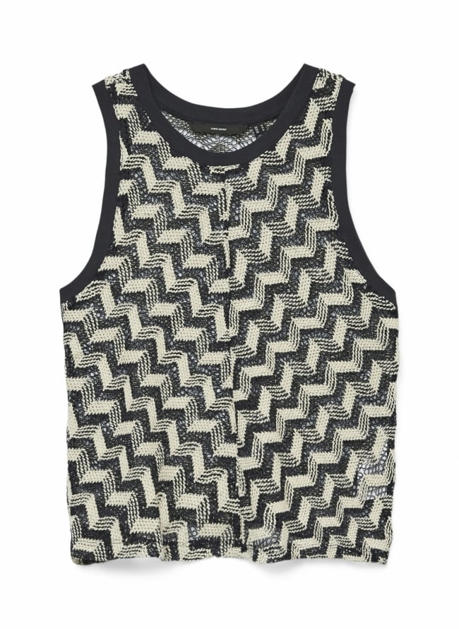 Τοπ crochet Vero Moda 10327092 - Μπλε σκούρο