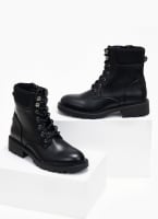 Αρβυλάκια με υφασμάτινη λεπτομέρεια Gabi Boots 1993