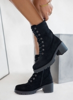 Αρβυλάκια suede με τακούνι ERYNN