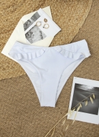 Basic bikini slip με βολάν