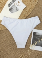 Basic bikini slip με βολάν