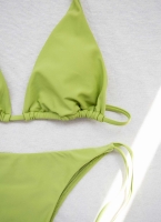 Basic bikini τριγωνάκι με κορδόνια