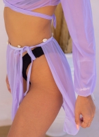 Beachwear σετ ρούχων διαφάνεια