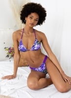 Bikini Set φλοράλ τριγωνάκι
