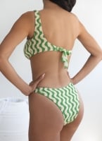 Bikini Set γκοφρε με έναν ώμο