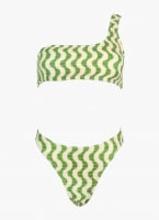 Bikini Set γκοφρε με έναν ώμο