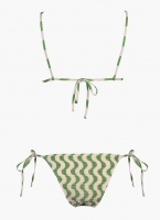 Bikini Set γκοφρε με τριγωνάκι