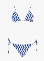 Bikini Set γκοφρε με τριγωνάκι