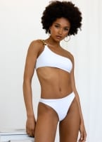 Bikini Set με έναν ώμο και αλυσίδα