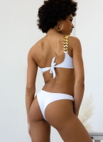 Bikini Set με έναν ώμο και αλυσίδα