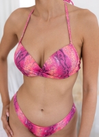 Bikini set με print και glitter