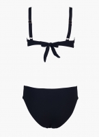 Bikini set ριμπ με μεταλλικούς κρίκους
