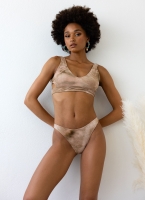 Bikini Set tie dye με μπουστάκι