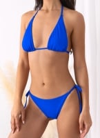 Bikini set τριγωνάκι με κορδόνια