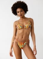Bikini Set τριγωνάκι με μεταλλικά στοιχεία