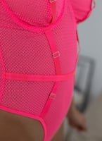 Κορμάκι see through με choker