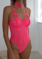 Κορμάκι see through με choker