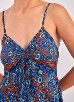 Boho φόρεμα με λαχούρια