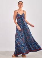 Boho φόρεμα με λαχούρια