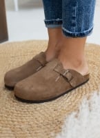 Clogs ανατομικά από δέρμα καστόρι Plakton 181539