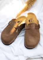 Clogs ανατομικά από δέρμα καστόρι Plakton 181539