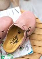 Clogs ανατομικά από δέρμα καστόρι Plakton 181539