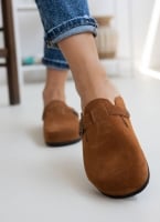 Clogs ανατομικά από δέρμα καστόρι Plakton 181539