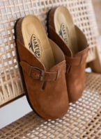 Clogs ανατομικά από δέρμα καστόρι Plakton 181539