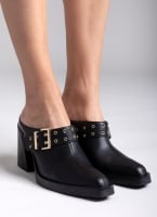Clogs δερμάτινα με τοκά TFP