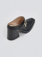 Clogs δερμάτινα με τοκά TFP