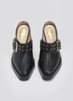 Clogs δερμάτινα με τοκά TFP