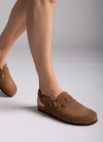 Clogs καστόρινα με λουράκι Plakton 181546