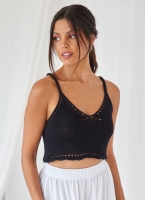 Crop top crochet με ιδιαίτερη πλάτη