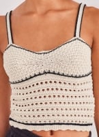 Crop top crochet ONLY 15318209