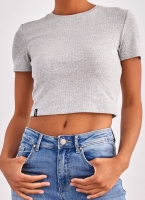 Crop top κοντομάνικο ONLY 15311891