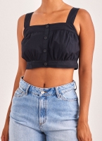 Crop top με κουμπιά AWARE by Vero Moda 10306764