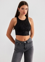 Crop τοπ με παγιέτες ONLY 15310169
