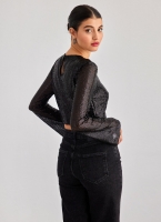 Crop top με παγιέτες Vero Moda 10305497