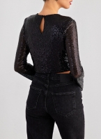 Crop top με παγιέτες Vero Moda 10305497