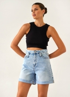 Crop top αμάνικο ριπ Vero Moda 10298664